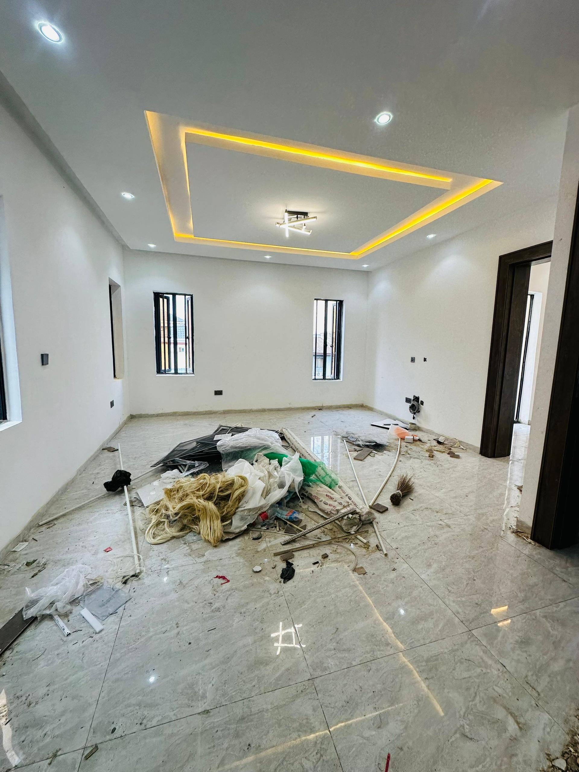SMARTLY BUILT 4 BEDROOM FULLY DETACHED DUPLEX WITH BQ......90% COMPLETE