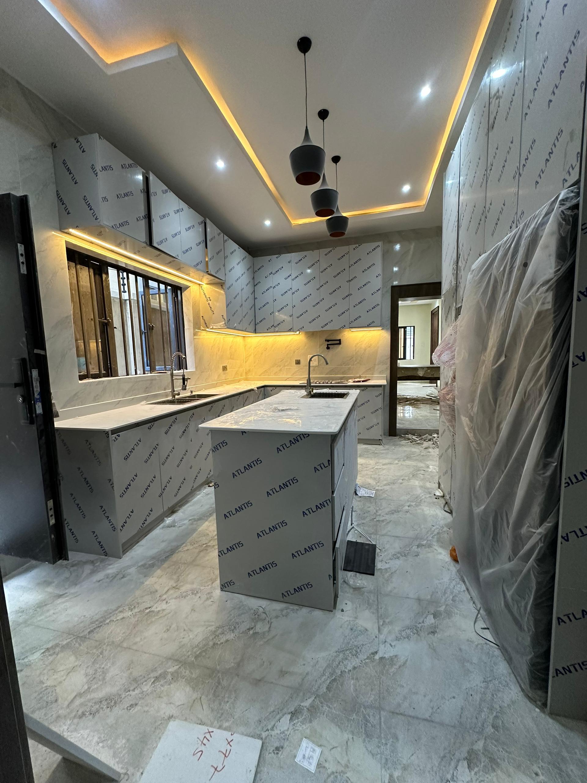 SMARTLY BUILT 4 BEDROOM FULLY DETACHED DUPLEX WITH BQ......90% COMPLETE
